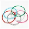 Mix Colors 100Pcs/Lot 45Cm Stainless Steel Wire Choker Cord For Diy Craft Roughness 1Mm Women Turnbuckle Necklace Friendship Jewelry Hip Hop
