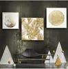 Poster di lusso in oro astratto Nordic Canvas Art Painting Home Decor Wall Art Retro Print Living Room immagine minimalista Vintage