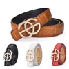 Cintura per bambini Cintura Hight di qualità Luxury Boys Girls Girls Leather Belts Cink Student Buckle Jeans Waist 220726