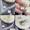 Pendant Necklaces 5Pcs/Lot Small Bag Mother-Of-Pearl Necklace Female Clavicle Chain Ins Cold Wind Simple Te Bdesybag Dhczx