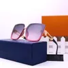 2022 fashion designer zonnebril rechthoek groot frame vierkant zonnebril voor mannen gepolariseerde luxe bril lunettes de soleil goggle eywear met doos met doos