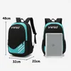 Utomhusväskor Vattentät Badminton Bag Stora kapacitet 2-3 Racketar Backpack Portable Professional Multifunktionella Tennis Sport Tillbehör