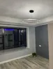 Kolye lambaları Yeni yuvarlak avize kristal LED süspansiyon lambaları Siyah metal aydınlatma armatürleri yemek salonu oturma odası yatak odası mutfak