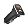 Car USB Charger Dual Dual Ports Quick Charge QC3.0 Universal Fast Charging للهاتف الذكي Xiaomi Samsung Galaxy S6 S7 S8