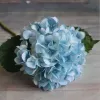 Hortensia Artificiel Fleur Tête Faux Soie Simple Real Touch Hortensias 8 Couleurs pour Centres De Mariage Maison Fête Fleurs Décoratives BES121