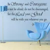 Wall Stickers Christian Jesus Inspirational Quotes Lettering Decals For Living Bedroom Home DecorationWallWall