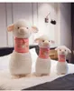 Süße Alpaka Plüschtier Große weiche Karikatur Schaf Puppe Tröstende Kissen Puppen Für Kinder Geschenk Dekoration 100 cm 39inch DY10045