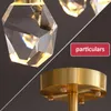 Acrylic material & K9 materials Chandeliers Lamp Modern Led Pendant Chandelier Lighting For Dining Room Chandelier Light