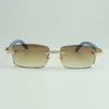 endless diamonds sunglasses 3524012 with blue natural wood legs and 56mm lens