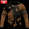 PLstar Cosmos 3DPrinted est Nom personnalisé Bull Riding Sport Unique Hrajuku Streetwear Unisexe Casual Hoodies Zip Sweatshirt B 5 220713