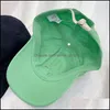 Bérets chapeaux caps chapeaux foulards gants accessoires de mode d'été féminine Logo broderie de baseball CAP Ladies décontractées s dhg2x