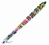 1PCS Classic Cartoon Powerpuff Girls Lanyard pour carte d'identité Chain de clés USB Holder Keychain Stracts Corde DIY LAY