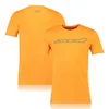 F1 Team Uniform Men's and Women's Fan Clothing Short Sleeve T-Shirt Formula One Same Racing Suit Can Be Customized