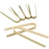 Kitchen Tools Mini Bamboo Disposable Tongs for Toaster Bread Pickles Tea Supplies Catering Buffet Home Use 10CM KDJK2205