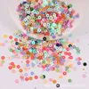 SEWING NOTIONS 2mm Flat Round PVC Lösa paljetter 20 färger Rainbow Sequin Bulk Iridescent Spangles Craft for Home Holiday Kläder DIY Tillbehör