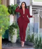 Mens Tracksuits Women Winter Womens Set Tracksuit Full Sleeve Ruffles Blazers 220823