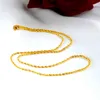 NYMPH Real 18K Gold Necklace Fine Jewelry Pure AU750 Pendant Chain Genuine Solid For Women Wedding Luxury X504