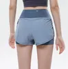 Actieve shorts Yoga-outfit Korte ontspiegelde dames Hardlopen Sporttraining Gym Hip Fitness Panty's Sportkleding Bodybuilding-broeken