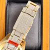 Full Diamond Watch Mens Automatyczne zegarki mechaniczne 40 mm Swarovski Business Wristwatches wykonane z 904L ze stali nierdzewnej Montre de L3173