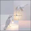 Wall Lamp Home Deco El Supplies Garden Italian Seletti Bird Resin Animal Nordic Living Room Decor Light Fixture Drop Delivery 2021 B0Cly