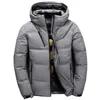 duck down jacket men short Warm Thick Quality Zipper Hooded Down Coats Male Overcoat Jackets Winter Men Down Jacket 201120