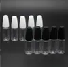 empty needle tip bottles long thin dropper tips Childproof Safety Cap 10ml pet ejuice bottles plastic filling