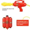 Bombero Mochila Pistola de agua Pulverizador de juguete para niños Pistola Pistolas de agua para niños Playa Juguetes al aire libre para el verano Extintor Soaker 220726
