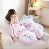 Kawaii 3D Printing 3848cm Plush Hugs Разное эмоция подушка кролика домашний декор мягкий кролик красивый подарок J220729