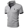 Men's embroidered solid color POLO shirt Men's explosive T-shirt Male Tops Clothing Men plus size 220513