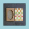 Ceramic Coaster Kraft Paper Box Environmentally Friendly Diy Window Packaging Drop Delivery 2021 Packing Boxes Office School Business Indu