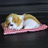 Interior Decorations Car Ornament Plush Dogs Decoration Simulation Sleeping Dog Toy Automotive Dashboard Decor Ornaments Cute Auto Accessori