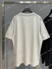 22ss Uomo Donna Designer t-shirt Firma stampa lettere Parigi stampa manica corta Girocollo Streetwear nero grigio bianco xinxinbuy XS-L