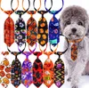 Zucca Fantasma Cani Cravatte Assortiti Piccoli Papillon per Animali Domestici Cravatte da Festival con Colletto Regolabile per Accessori per la Toelettatura di Cani e Gatti per Forniture per Feste di Halloween