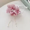 Hair Clips & Barrettes Playful Cute Sweet Girl Tassel Large Intestine Circle Women Ball Head Rope Rubber Band Coil Pearl PonytailHair