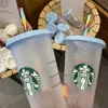 Dhl Sirène Goddess Starbucks 24oz / 710 ml Tasses en plastique Tobus