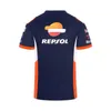 Voor Honda HRC Repsol T-Shirt Rode Kleur t-shirts Stier Moto Knight Racing Team Rijden Sport Blauw Nieuwe Geen Fading jerseys Zomer