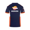 Per la maglietta Honda HRC Repsol Maglietta di colore rosso Taurus Moto Knight Racing Team Sport di guida Blu New No Fading Maglie Estate