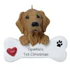 2023 DIY Handwritten Greetings Christmas Tree Decoration Resin Pendant Dog Series Christmas Room Decor Xmas Gift Inventory Wholesales