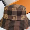 Designer Flache Eimer Hut Für Männer Frauen Mode Brief Plaid Stickerei Hüte Hohe Qualität Beanie Baseball Kappe Stroh Hut