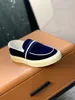 2022 Comfort Comance Shoes Designer Luxury Top Version Men Loafers Importerade Suede Leather Full Set of High-End Packaging
