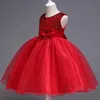 Babymeisjes pailletten bloem feest tutu jurk kleding kinderen meisjes bruiloft verjaardag jurk kleding baby kinderen kerstkostuum 220707