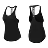 Sommar snabb torr ärmlös löpning skjorta kvinnor andas yoga toppar sexig gym fitness sportkläder väst elastisk tank top anpassa 220704