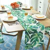 Nordic Montera Tabler Runner Dining Mat Plant Leaf Non Slip Pads Placemat Home Decor El Wedding 5 Storlekar Camino de Mesa 220615