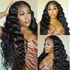 Lace Wigs Transparent Loose Deep Wave Front Human Hair Wig Pre Plucked Frontal 4x4 Closure WigsLace