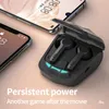 GM8 TWS Gaming Hörlurar Trådlösa Bluetooth Headphones Buller Reduction Earbuds Vattentät Sport Headset med MIC för smartphone
