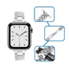 Apple Watchの豪華なブレスレットストラップウルトラ8 7 6 5 4 SEストラップ49mm 40mm 44mm 45mm IWATCHシリーズ用スリムステンレススチールバンド38 41MM 42mm女性リストバンド