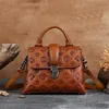 Stilista di alta qualità Borsa tote in pelle di vacchetta da donna glamour tracolla di alta qualità con tracolla H0666