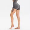 Yoga -outfits vrouwelijke naakte shorts strakke touw hoge taille billen running training fitness leggings