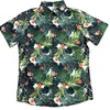 Chemise hawaïenne à imprimé tropical pour hommes haut à manches courtes Hombre Camisa grand décontracté Streetwear Floral vêtements de plage feuille Hawaii 3XL Blouse