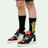 Merk Hoge Kwaliteit Mens Mode Offs Sokken met Doos Katoen Klassieke Pijl Waarschuwingslijn Skateboard Basketbal Voetbal Casual Sport Sok Calcetines Meias Bmia